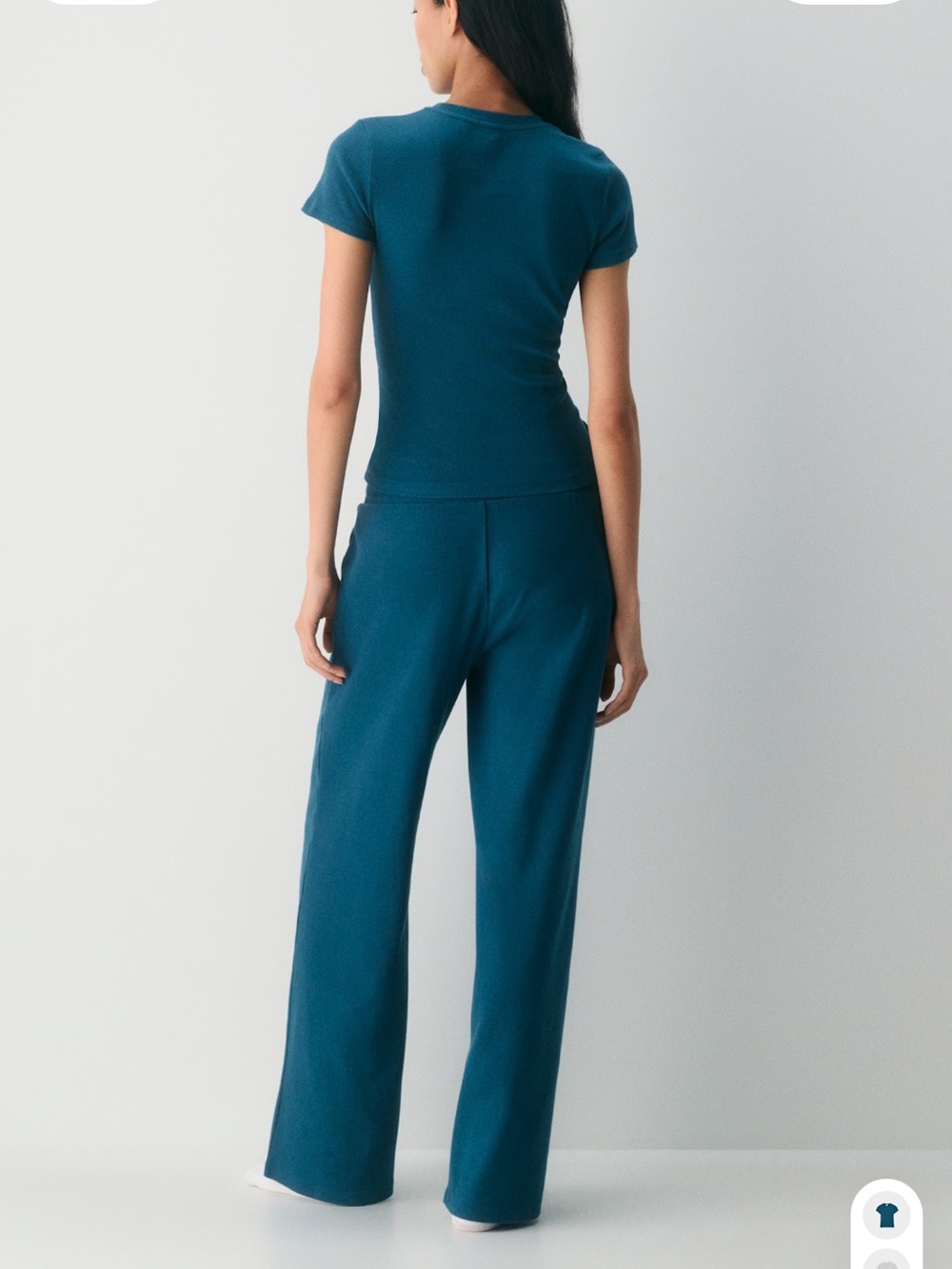 HomeStretch Tune Rib T-Shirt - Nocturnal Blue - Picture 2 of 7